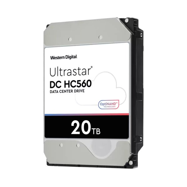 Western Digital Ultrastar DC HC560 internal hard drive 20.5 TB 7200 RPM 512 MB 3.5" Serial ATA