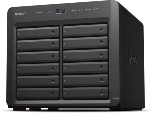 Synology DiskStation DS2422+ NAS/storage server Tower Ryzen Embedded V1500B 4 GB DDR4 0 TB DiskStation Manager Black