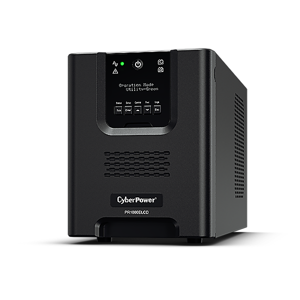 CyberPower PR1000ELCD uninterruptible power supply (UPS) Line-Interactive 1 kVA 900 W 8 AC outlet(s)