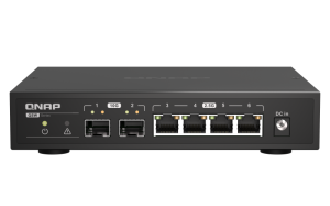 QNAP QSW-2104-2S network switch Unmanaged 2.5G Ethernet Black