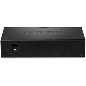 Trendnet TPE-LG50 network switch Unmanaged Gigabit Ethernet (10/100/1000) Power over Ethernet (PoE) Black
