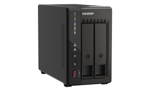QNAP TS-253E NAS Tower Intel® Celeron® J6412 8 GB 44 TB QNAP QTS Black
