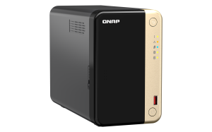 QNAP TS-264 NAS Tower Intel® Celeron® N5095 8 GB 0 TB QNAP QTS Black, Gold