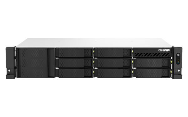 QNAP TS-435XEU-4G 24TB (WD RED PLUS) 4-bay 1U short-depth 12" NAS Marvell Octeon TX2 CN9130 / CN9131 64-bit quad-core 2.2 GHz 4GB DDR4 SODIMM RAM (1 slot up to 32GB) 4 x 2.5"/3.5" SATA 6Gbps HDD bay 2 x M.2 2280 NVMe PCIe Gen3 x1 SSD slots 2 x 10GbE SFP+