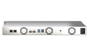 QNAP TS-435XeU NAS Rack (1U) Marvell CN9131 4 GB DDR4 24 TB HDD QNAP QTS Black, Grey