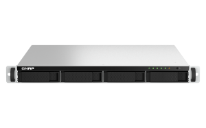 QNAP TS-464U-RP NAS Rack (1U) Intel® Celeron® N5095 8 GB DDR4 24 TB QNAP QTS Aluminium, Black