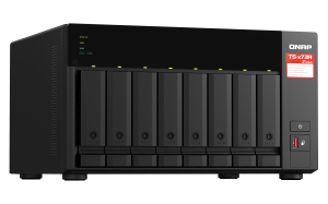QNAP TS-873A NAS Tower Ryzen Embedded V1500B 8 GB DDR4 112 TB HDD QNAP Turbo System Anthracite