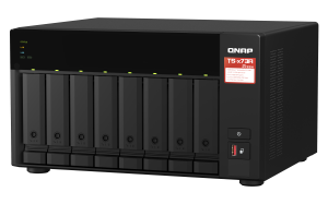 QNAP TS-873A NAS Tower Ryzen Embedded V1500B 8 GB DDR4 112 TB HDD QNAP Turbo System Anthracite