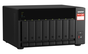 QNAP TS-873A NAS Tower Ryzen Embedded V1500B 8 GB DDR4 112 TB HDD QNAP Turbo System Anthracite