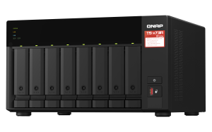 QNAP TS-873A-8G NAS Tower Ryzen Embedded V1500B 8 GB DDR4 80 TB HDD Black