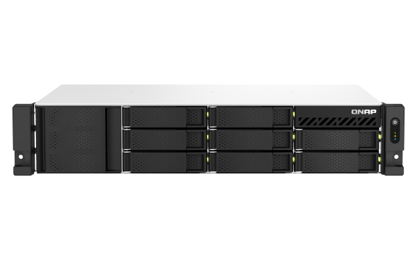 QNAP TS-873AeU-RP NAS Rack (2U) Ryzen Embedded V1500B 4 GB DDR4 64 TB HDD QuTS hero Black