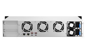 QNAP TS-873AeU-RP NAS Rack (2U) Ryzen Embedded V1500B 4 GB DDR4 64 TB HDD QuTS hero Black