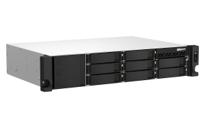 QNAP TS-873AeU-RP NAS Rack (2U) Ryzen Embedded V1500B 4 GB DDR4 64 TB HDD QuTS hero Black