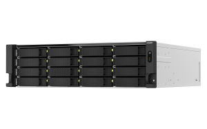 QNAP TS-h2287XU-RP NAS Rack (3U) Intel Xeon E E-2378 64 GB DDR4 128 TB QuTS hero Aluminium, Black