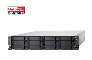 QNAP TS-h1277XU-RP-3700X-32G 48TB 12x4TB Seagate IronWolf Pro 12 Bay NAS Rackmount Rack (2U) AMD Ryzen™ 7 32 GB DDR4 HDD Black, Grey