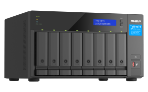 QNAP TVS-h874 NAS Tower Intel® Core™ i5 i5-12400 32 GB DDR4 48 TB HDD QuTS hero Black