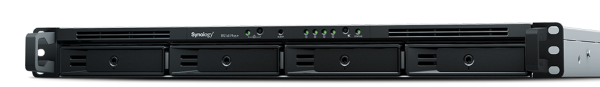 Synology Rackstation RS1619+ 32TB (Seagate Ironwolf Pro) 4 bay. Intel Xeon D-1527 quad-core 2.2GHz Turbo Boost up to 2.7GHz 8 GB DDR4-2133 ECC UDIMM (expandable up to 64 GB) 4 x Gigabit (RJ-45). Rail kit not included