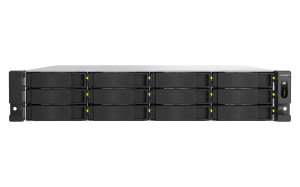 QNAP TS-h1277AXU-RP NAS Rack (2U) AMD Ryzen™ 5 16 GB DDR5 120 TB HDD QNAP QTS Aluminium, Black