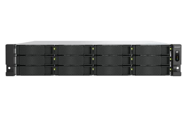 QNAP TS-h1277AXU-RP NAS Rack (2U) AMD Ryzen™ 5 16 GB DDR5 120 TB HDD QNAP QTS Aluminium, Black