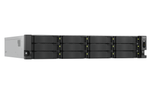 QNAP TS-h1277AXU-RP NAS Rack (2U) AMD Ryzen™ 5 16 GB DDR5 120 TB HDD QNAP QTS Aluminium, Black