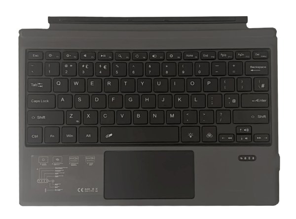 STANDIVARIUS Freedom, Backlit keys, Surface Pro 3/4/5/6/7