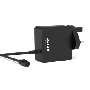 Port Designs 900090B-UK mobile device charger Universal Black AC Fast charging Indoor