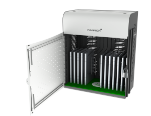 LocknCharge Carrier 15 Portable device management cabinet Grey, White