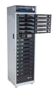 LocknCharge FUYL Tower 15 Portable device management cabinet Black, Grey