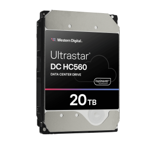 Western Digital Ultrastar DC HC560 internal hard drive 20 TB 7200 RPM 512 MB 3.5" Serial ATA