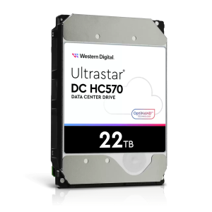 Western Digital Ultrastar DC HC570 internal hard drive 22 TB 7200 RPM 512 MB 3.5" SAS