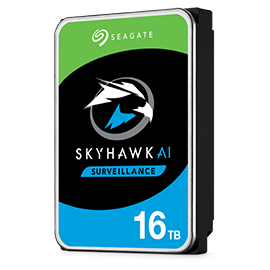 Seagate Surveillance HDD SkyHawk AI internal hard drive 16 TB 7200 RPM 256 MB 3.5" Serial ATA III