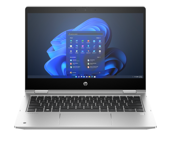HP Pro x360 435 G10 AMD Ryzen™ 5 7530U Hybrid (2-in-1) 33.8 cm (13.3") Touchscreen Full HD 8 GB DDR4-SDRAM 256 GB SSD Wi-Fi 6 (802.11ax) Windows 11 Pro Silver
