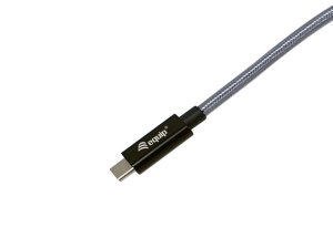 Equip USB 3.2 Gen 2x2 C to C U plug Cable, 2.0m, Black, M/M, PD240W, 4K/60Hz, 20Gbps