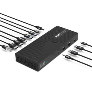 Port Designs 901904WUK laptop dock/port replicator Wired USB 3.2 Gen 1 (3.1 Gen 1) Type-C Black