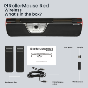 Contour Design RollerMouse Red, wireless