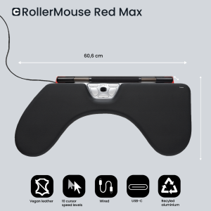 Contour Design RollerMouse Red Max, wired