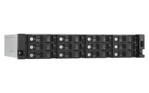 QNAP TL-R1200PES-RP HDD/SSD enclosure Black, Grey 2.5/3.5"