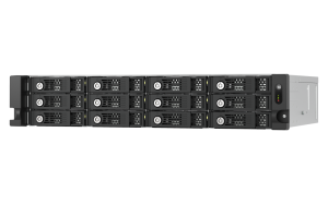 QNAP TL-R1200PES-RP HDD/SSD enclosure Black, Grey 2.5/3.5″