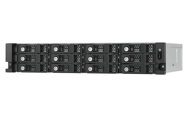 QNAP TL-R1200PES-RP HDD/SSD enclosure Black, Grey 2.5/3.5"