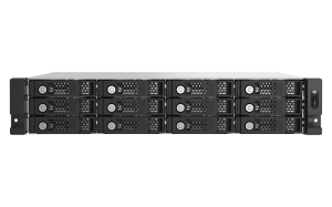 QNAP TL-R1200PES-RP HDD/SSD enclosure Black, Grey 2.5/3.5"
