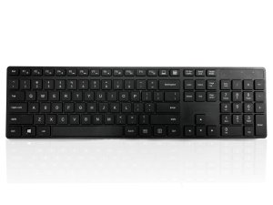 Accuratus KYBAC301-PBLK keyboard Universal RF Wireless + Bluetooth QWERTY UK English Black