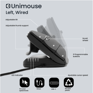 Contour Design Unimouse Left Hand, wired