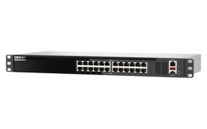QNAP QSW-M3224-24T network switch Managed L3 10G Ethernet (100/1000/10000) 1U Black, Silver