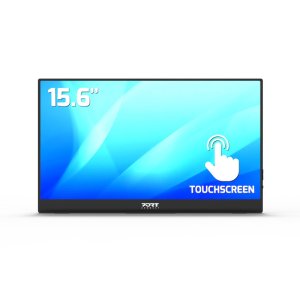 Port Designs 902101T computer monitor 39.6 cm (15.6″) 1920 x 1080 pixels Full HD LCD Touchscreen Black