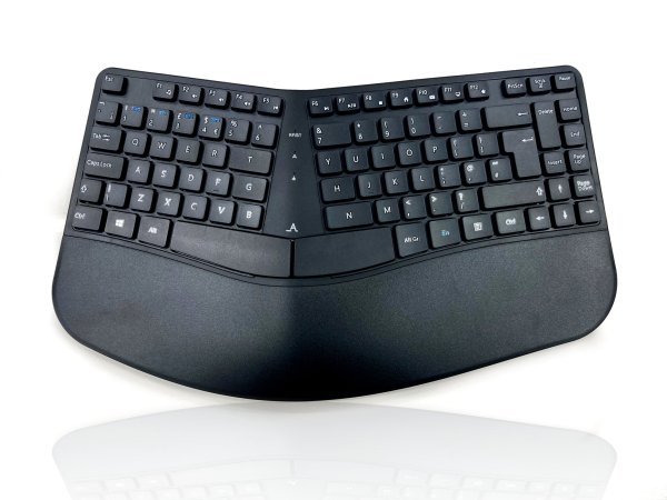 Accuratus Contour keyboard Home RF Wireless + Bluetooth QWERTY UK English Black