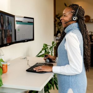 Posturite The Penguin 3-in-1 mouse Office Ambidextrous RF Wireless + Bluetooth + USB Type-C 2400 DPI