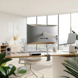 ALOGIC C32GMA1 monitor mount / stand 88.9 cm (35") Desk White