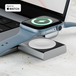 ALOGIC MAGAWC mobile device charger Smartwatch White USB Wireless charging Fast charging Indoor