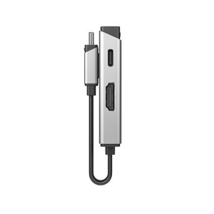 ALOGIC ULCHDPD-SGR laptop dock/port replicator USB 3.2 Gen 1 (3.1 Gen 1) Type-C Silver