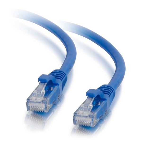 C2G 0.5m Cat5e Booted Unshielded (UTP) Network Patch Cable - Blue